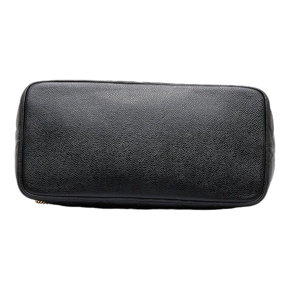 Chanel Coco Mark Handbag Tote Bag Black - Picture 3 of 6